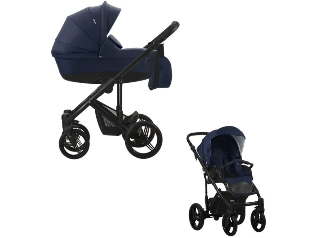 Bebetto Magnum Kolica 3 u 1 crni ram
