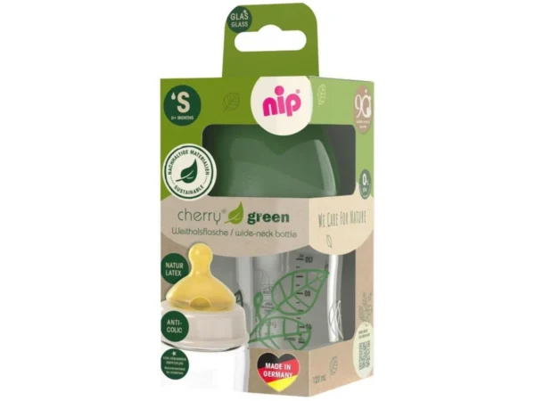 NIP Green Staklena Flašica 120ml 0M+