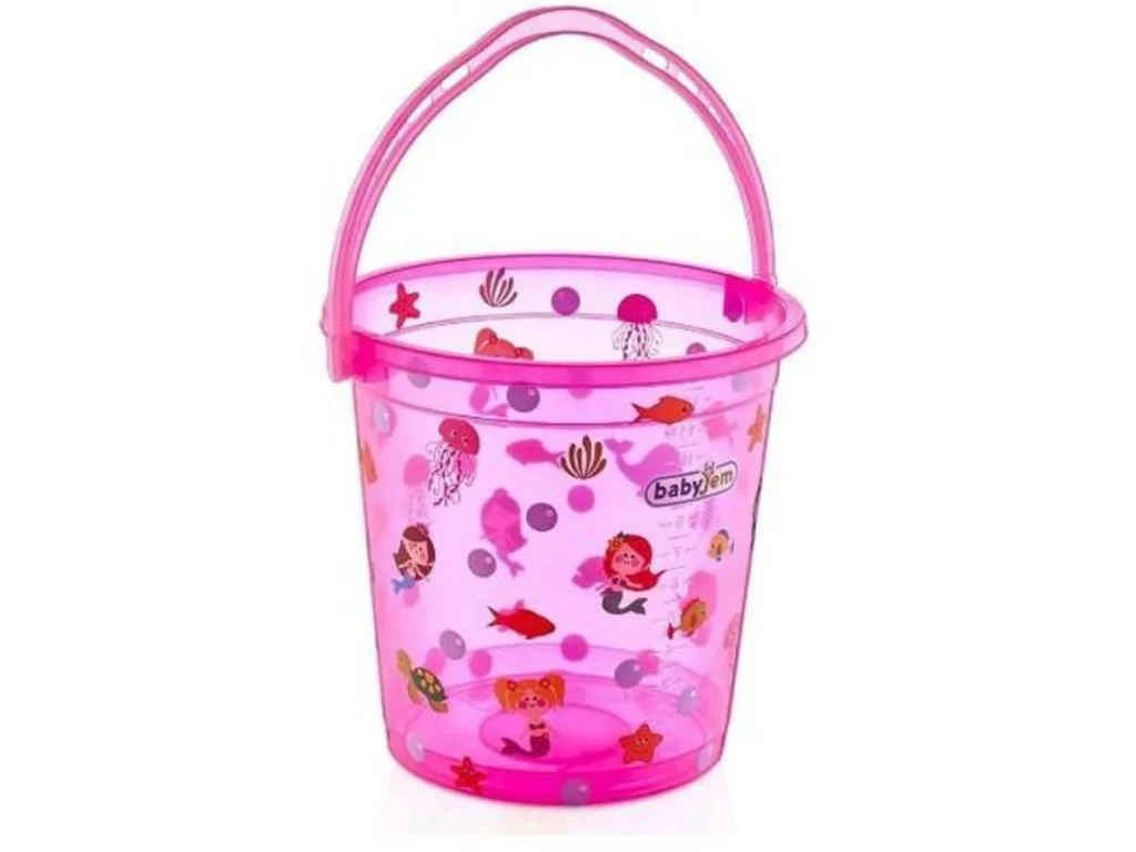 Babyjem Kofica za Kupanje Bebe - Pink Transparent Ocean