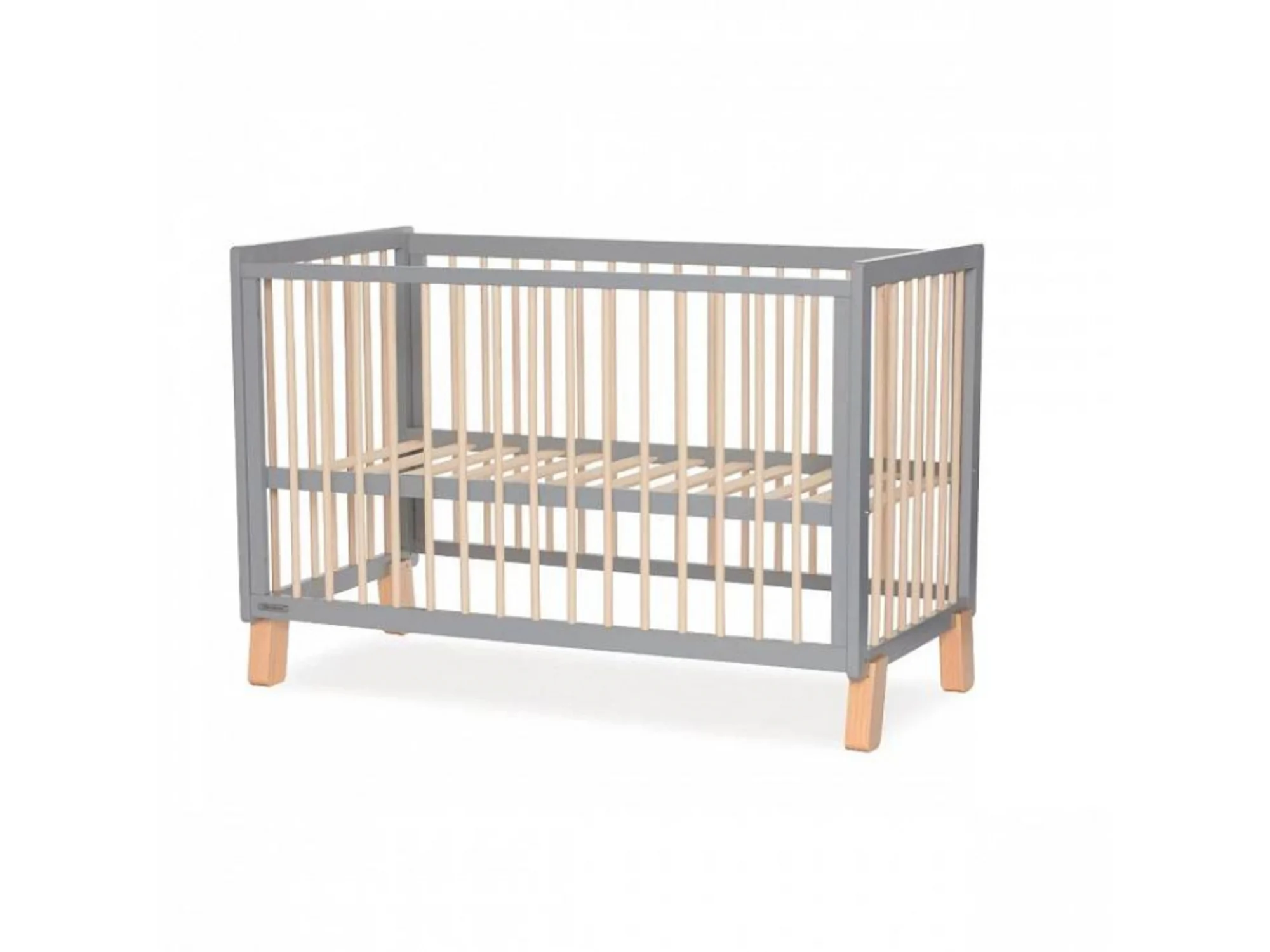 Kinderkraft Krevetac Wooden Lunky XL - siva boja