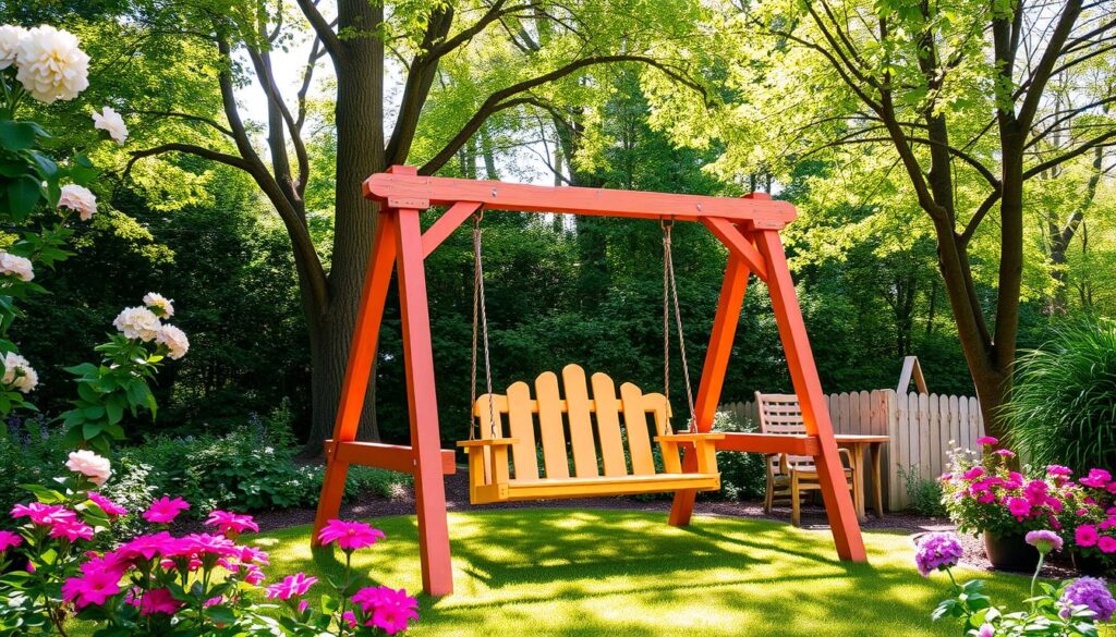 Izbor drvene ljuljaške